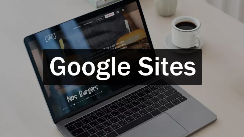 Site web à 0€ et en 1 minute seulement (Google Sites)