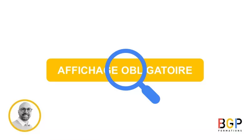 Que risque-t-on en cas d'absence ou de non-conformité d'affichage obligatoire ?